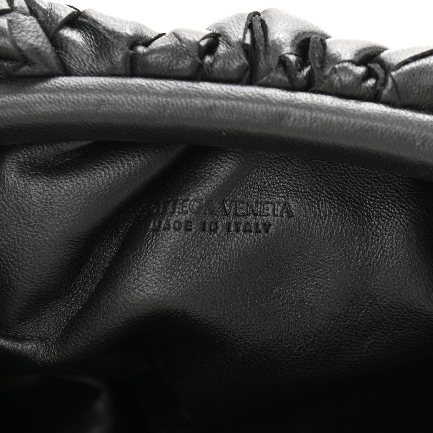 Nappa Intrecciato The Mini Pouch Black