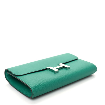 Hermes Epsom Constance Long To Go Wallet Vert Jade 3 of 7