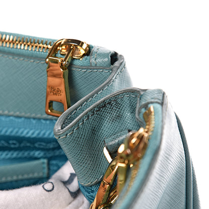 Prada Saffiano Medium Galleria Double Zip Tote Anice 15 of 17