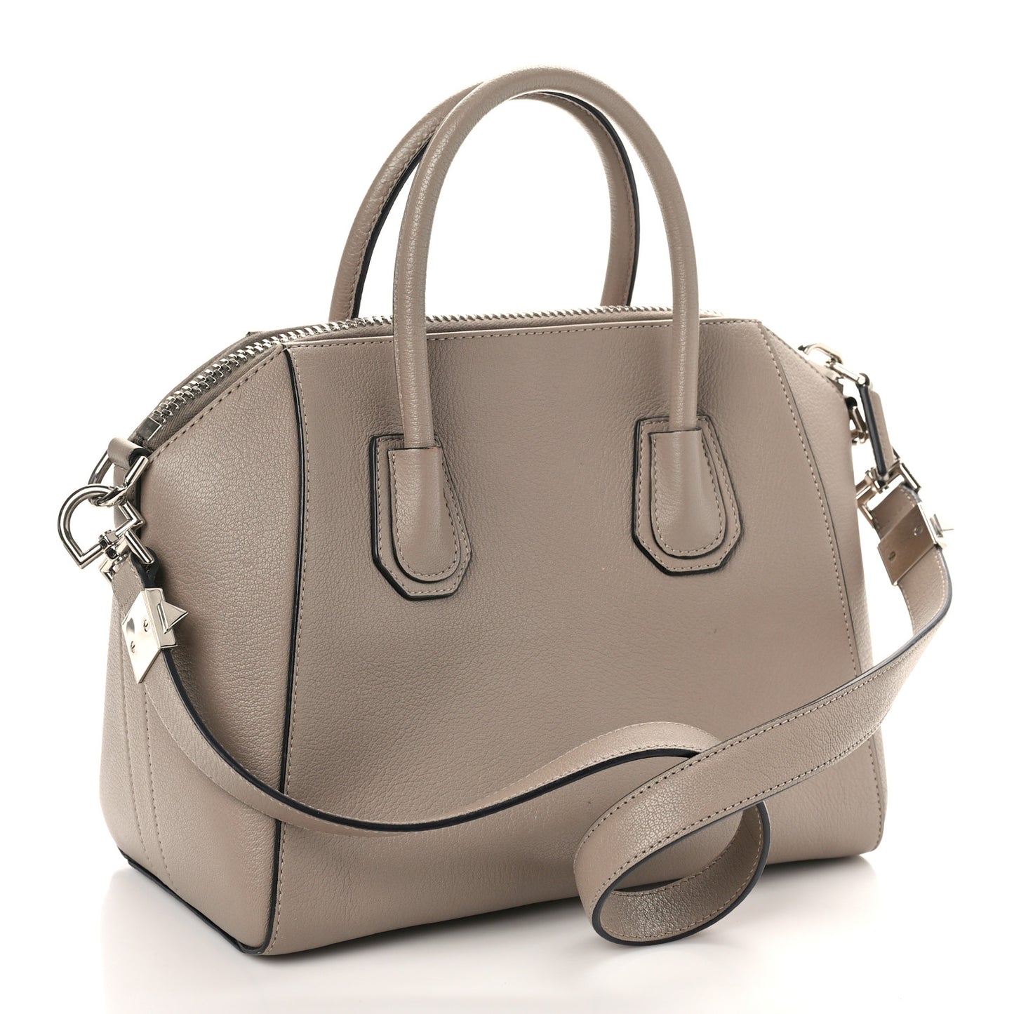 Sugar Goatskin Small Antigona Mastic
