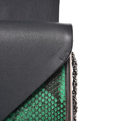 Chloe Python Sally Flap Bag Green 9 of 9