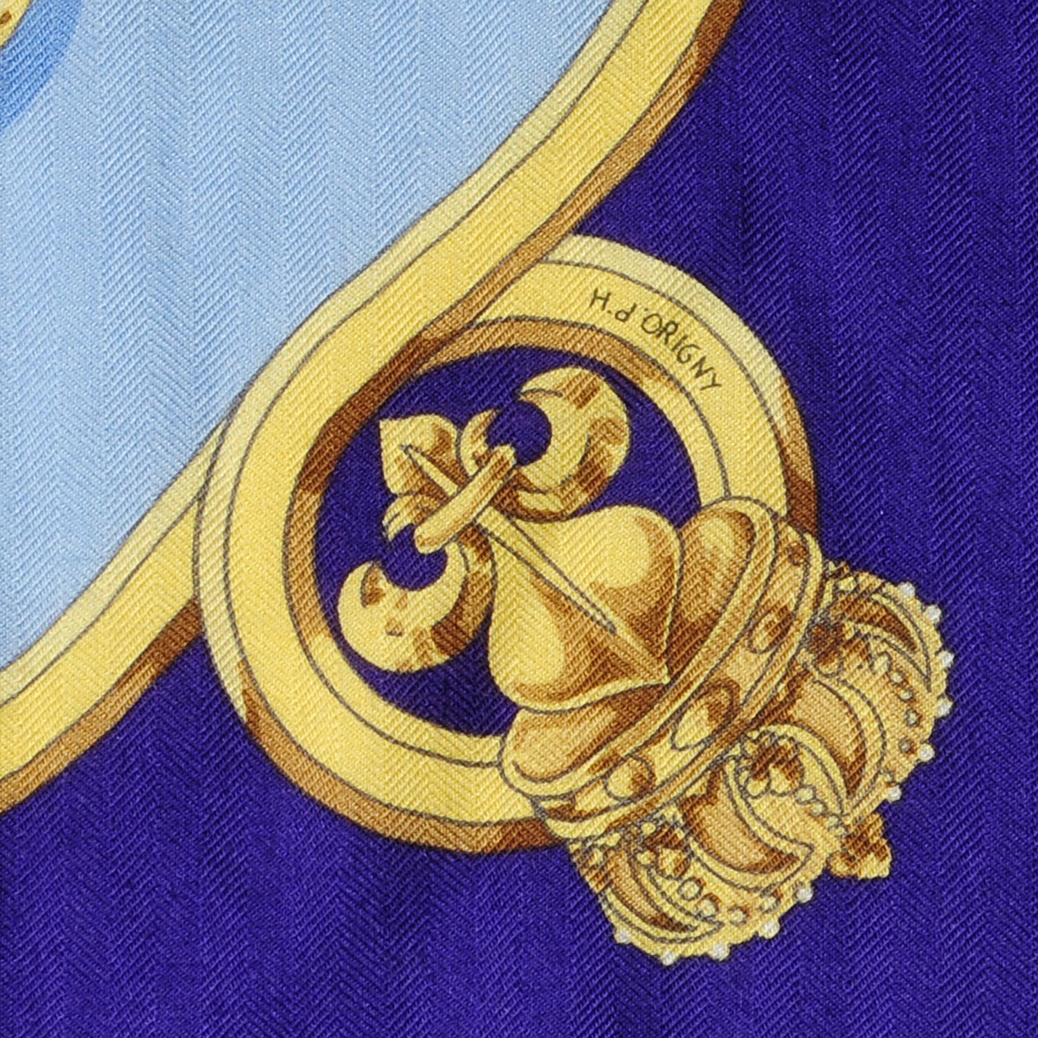 Hermes Cashmere Silk Cavalcadour Scarf 140 5 of 7