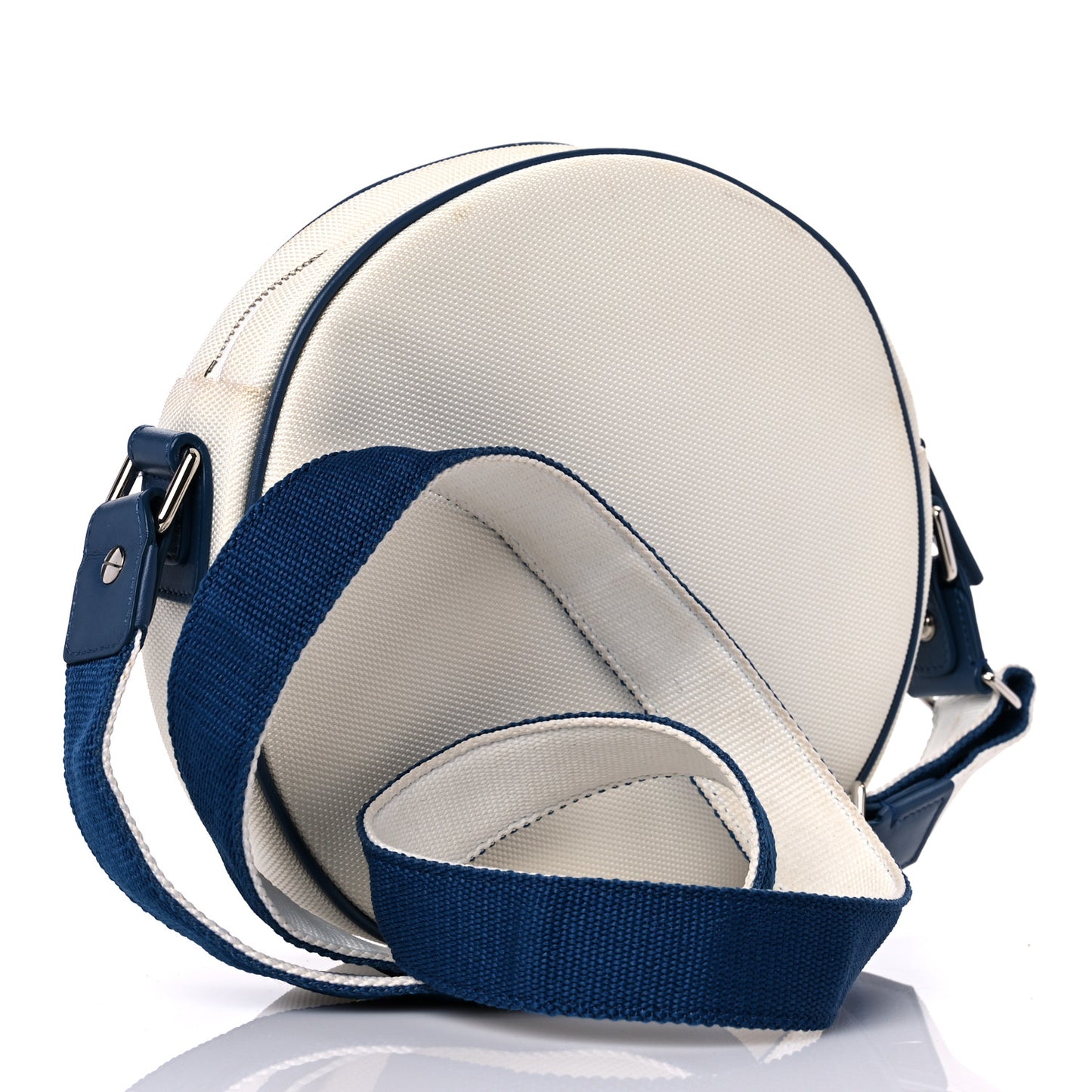 Canvas Rubber Airlines Crossbody White Black Blue