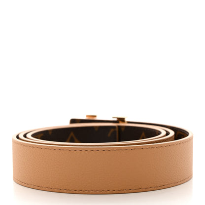 Louis Vuitton Monogram Calfskin 30mm LV Initiales Reversible Belt 90 36 Arizona 3 of 11