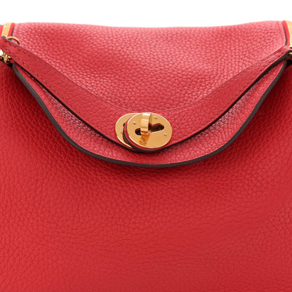 Hermes Taurillon Clemence Lindy 26 Rouge Casaque 8 of 12