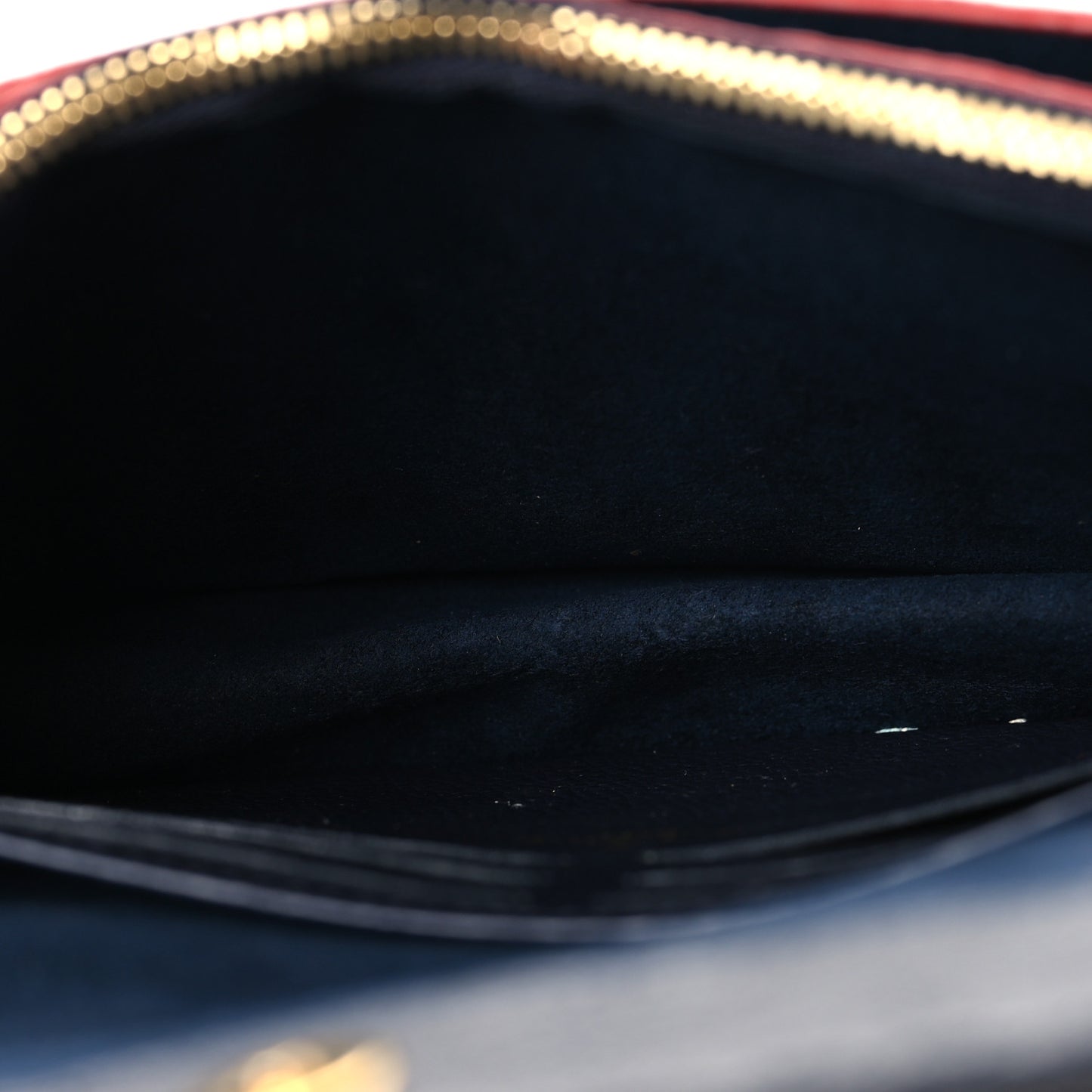 Empreinte Vavin Chain Wallet Marine Rouge