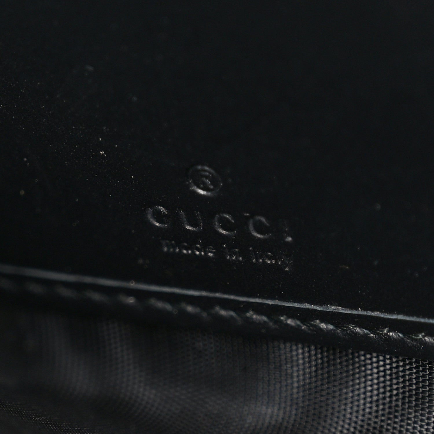 Gucci Guccissima Web Zip Around Wallet Black 6 of 8