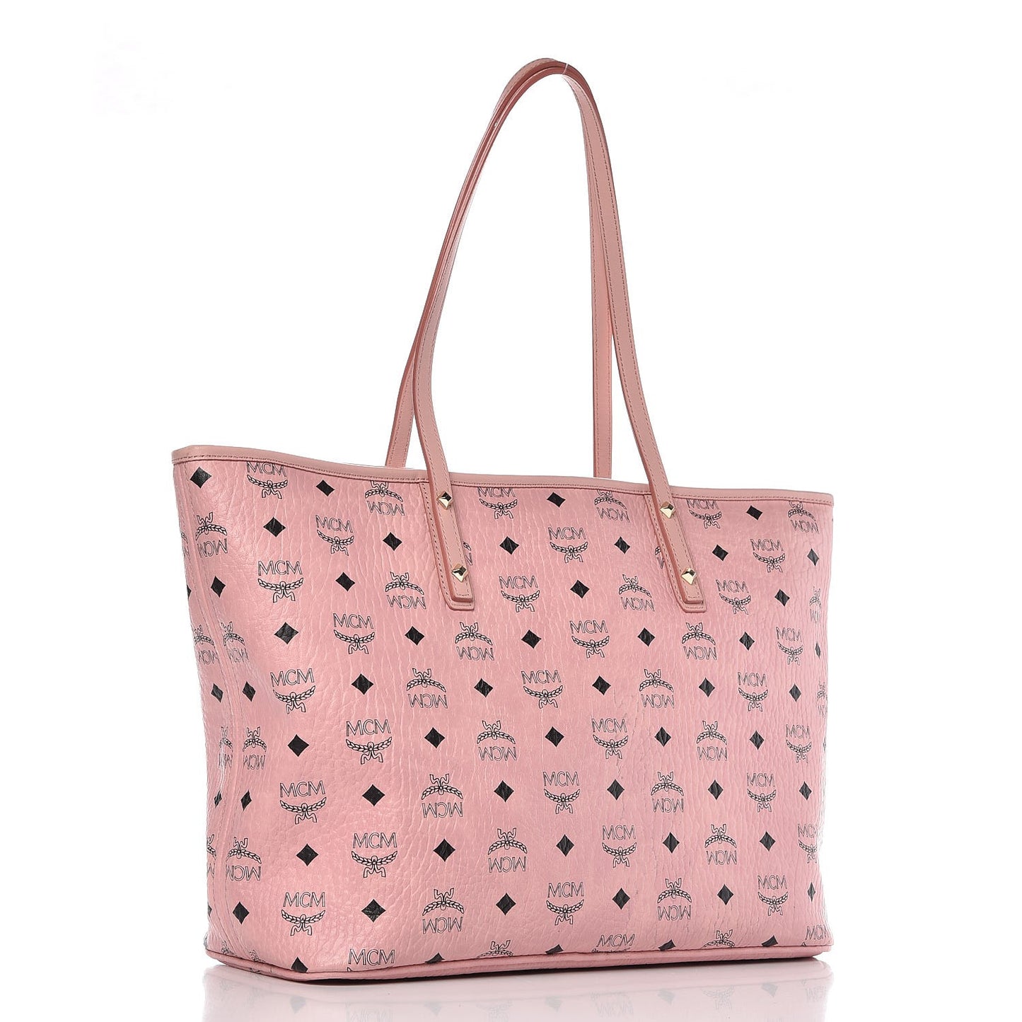 Visetos Medium Anya Zip Top Shopper Tote Pink