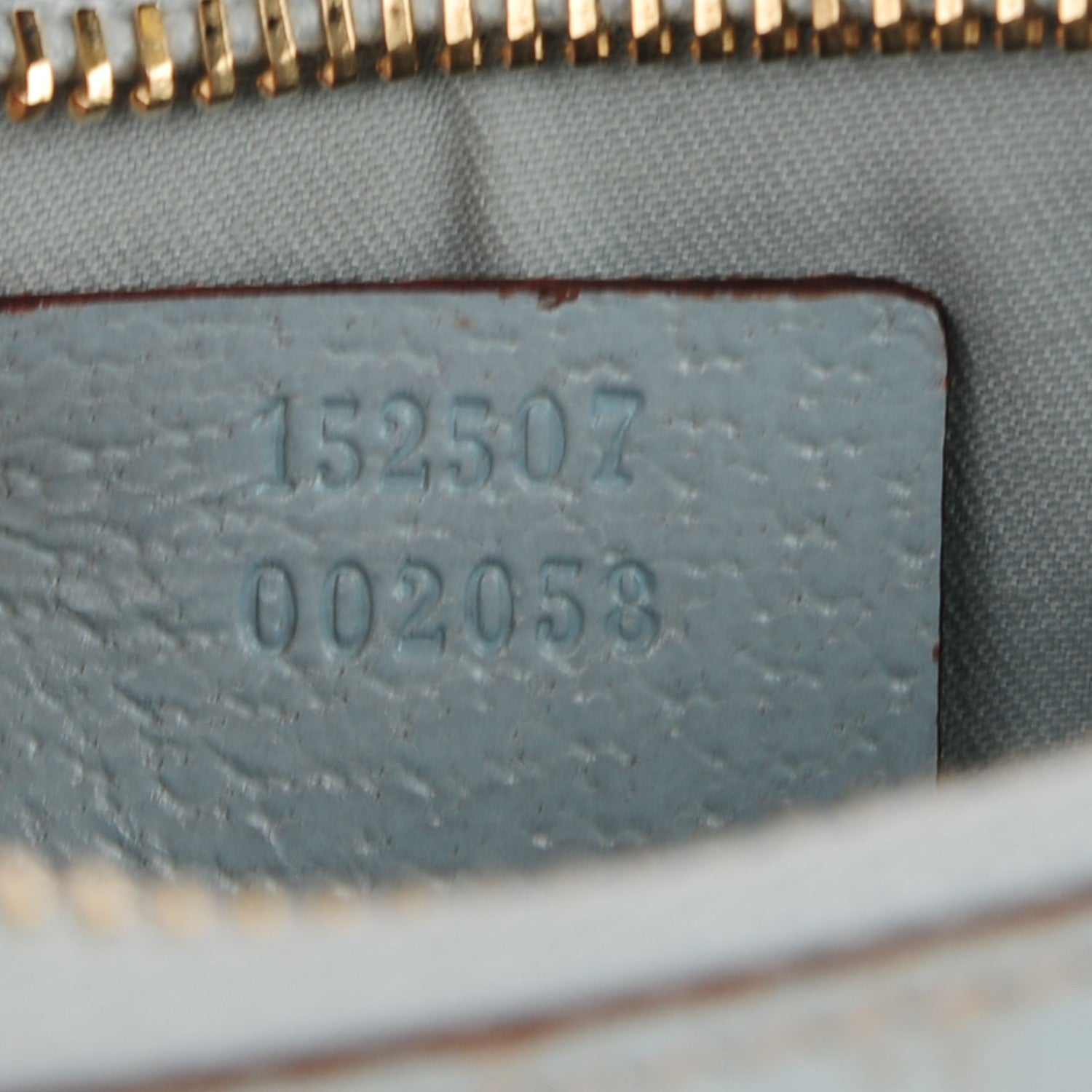 Gucci Monogram Jolicoeur Wristlet Blue 7 of 8