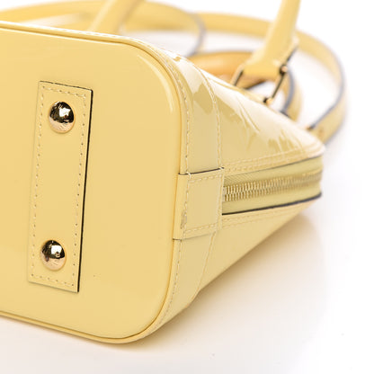 Louis Vuitton Vernis Alma BB Citrine 7 of 11