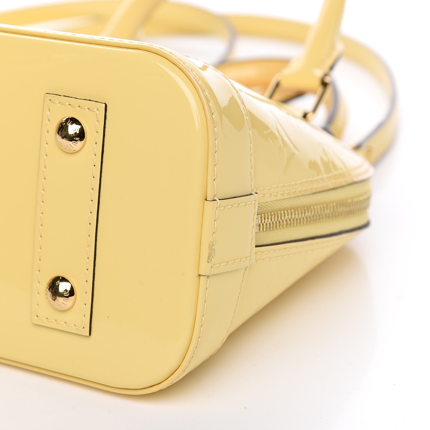 Louis Vuitton Vernis Alma BB Citrine 7 of 11