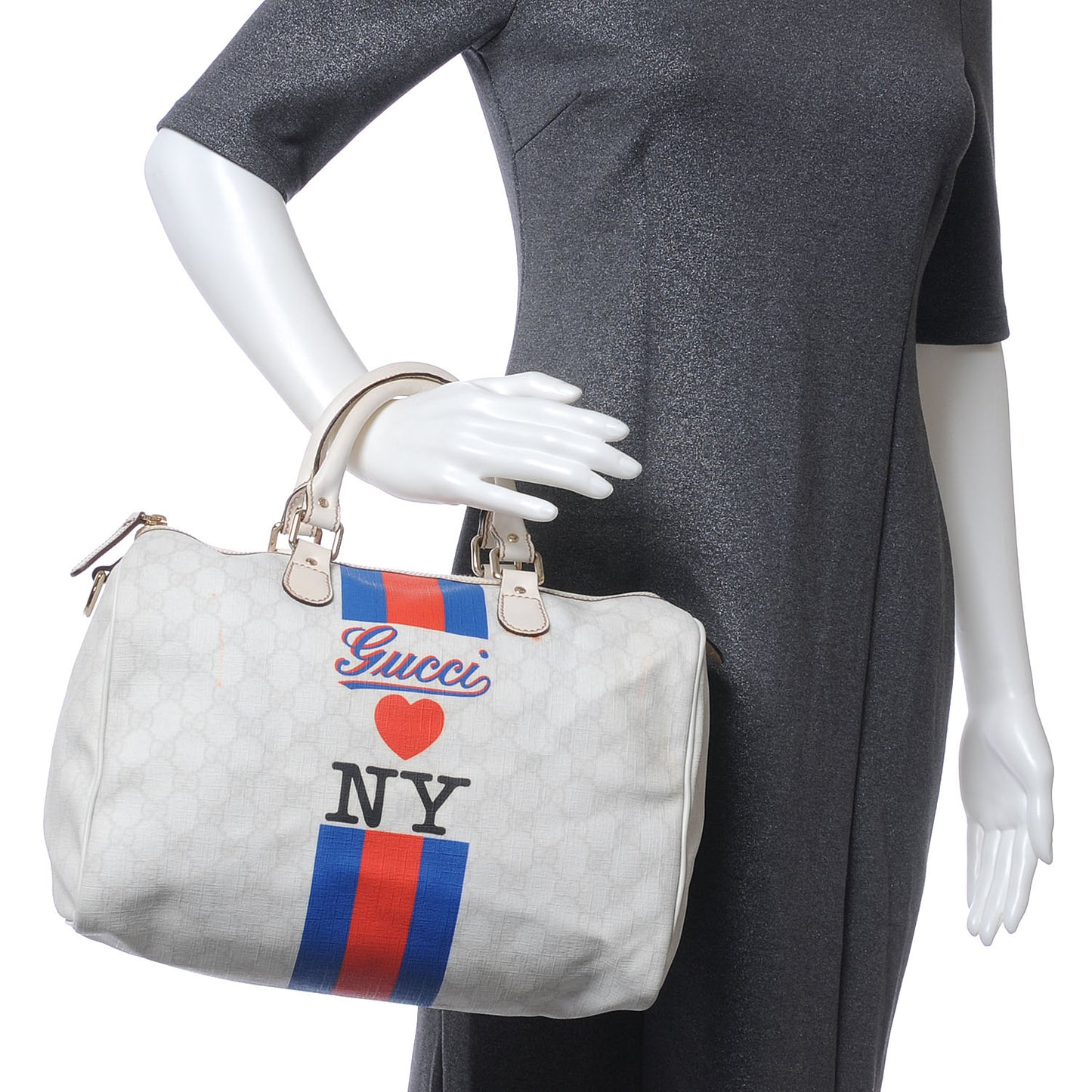 GG Plus Monogram Loves New York Medium Joy Boston
