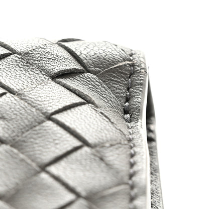 Bottega Veneta Nappa Intrecciato Mini Wallet Grey 11 of 12