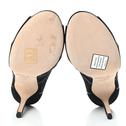 Jimmy Choo Suede Legend Sandal 37 Black 5 of 9