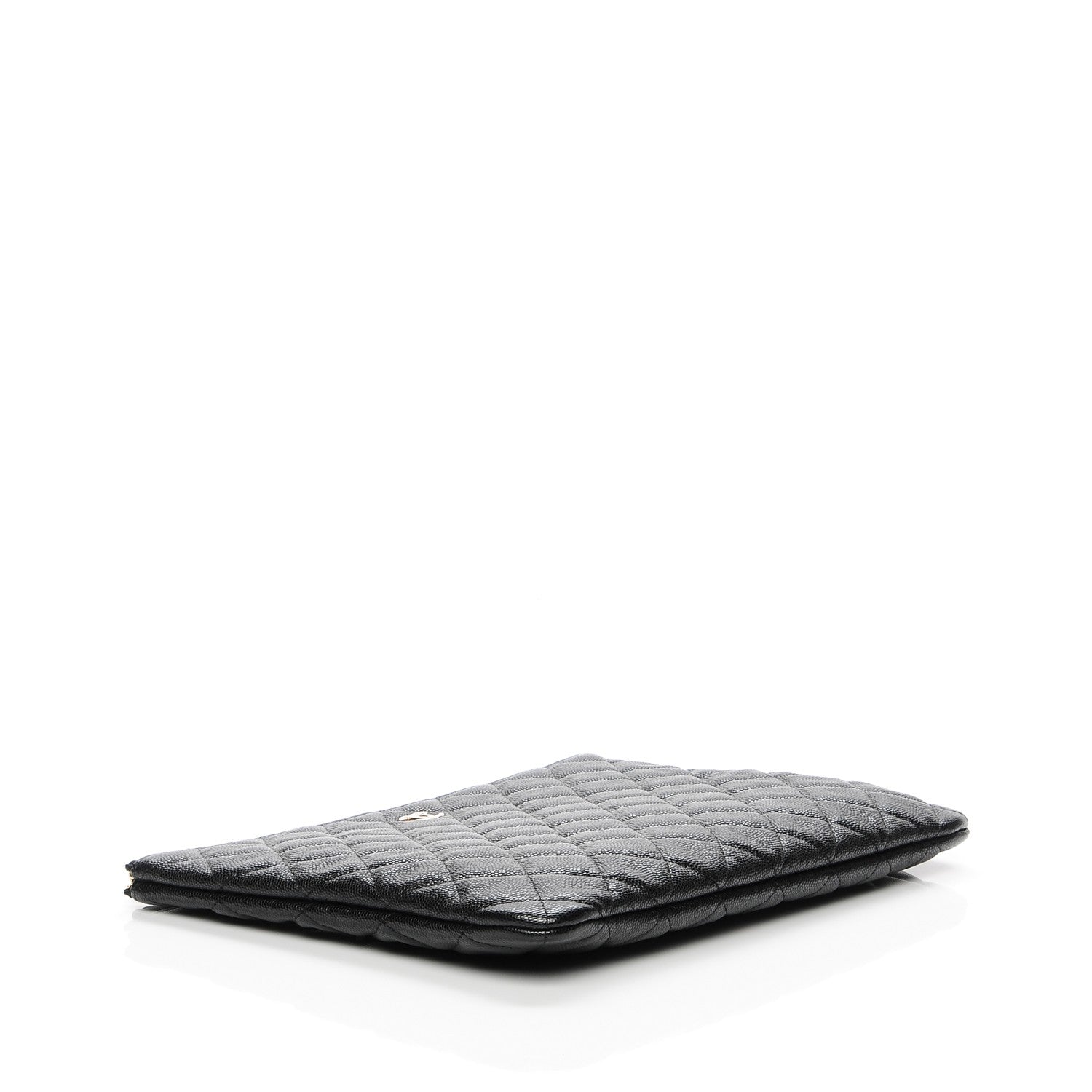 Chanel Caviar Quilted Medium Cosmetic Case Black 4 of 7