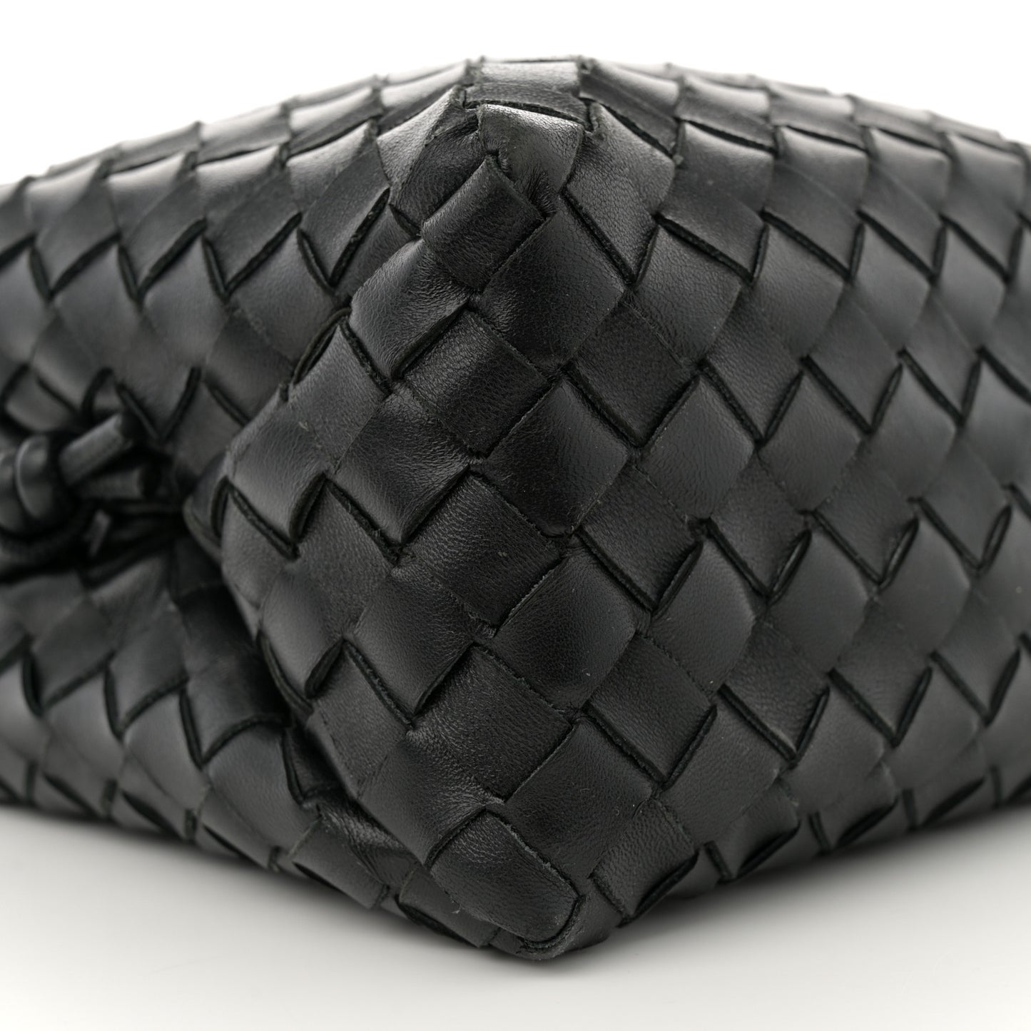 Nappa Intrecciato Medium Loop Camera Bag Black