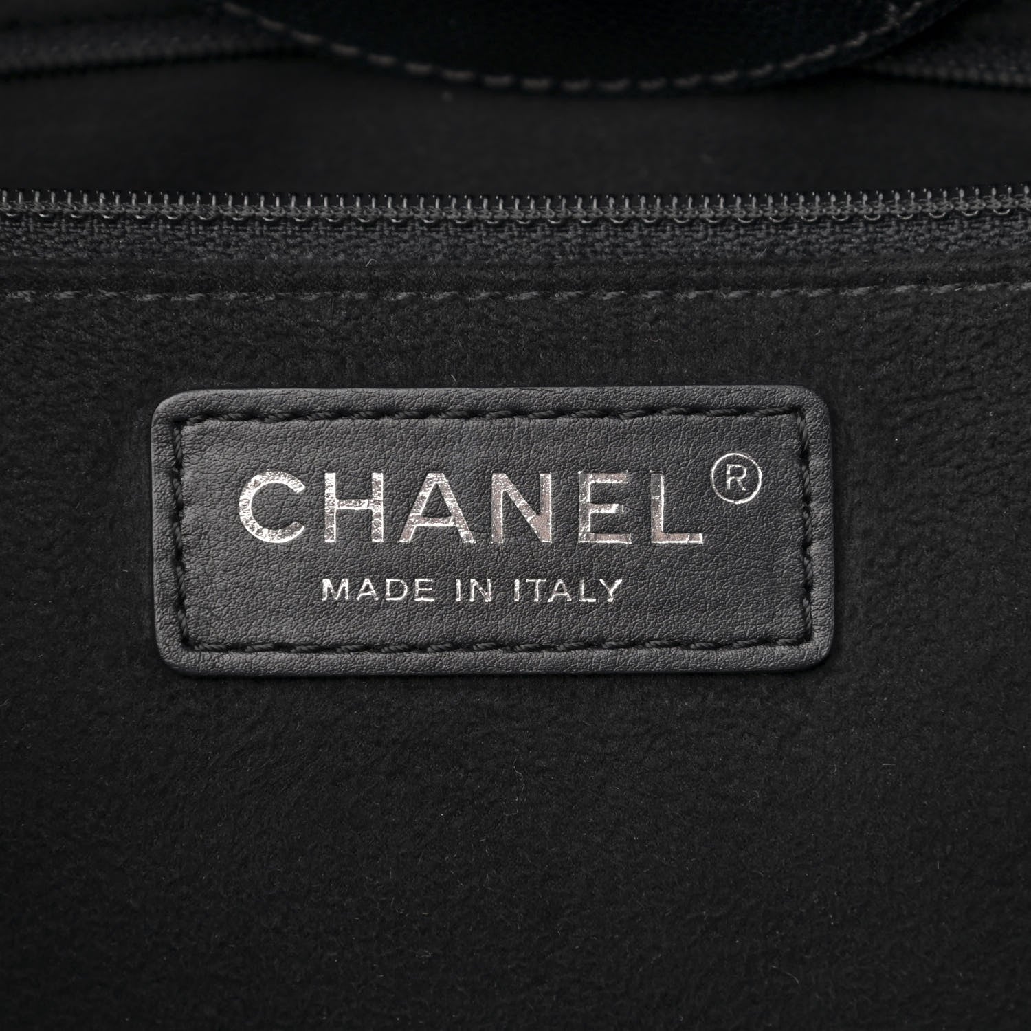 Chanel Caviar Small Studded Deauville Tote Black 5 of 11