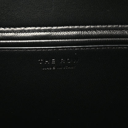 The Row Lambskin Flat Tote Black 6 of 10