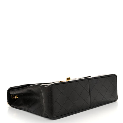 Chanel Lambskin Quilted XL Jumbo Single Flap Black 4 of 12