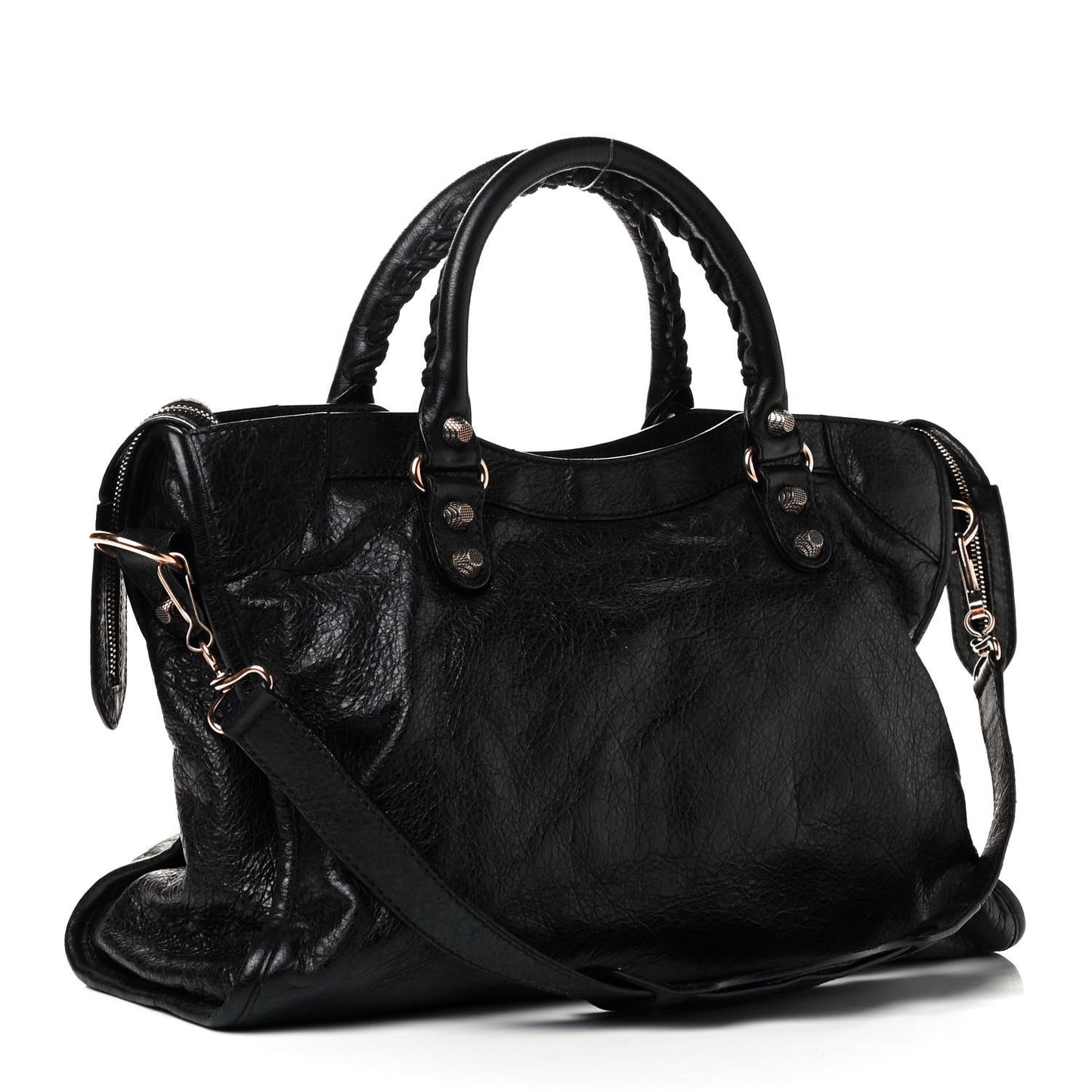 Agneau Giant 12 Gold Hardware City Black
