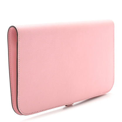 Hermes Swift Dogon Duo Wallet Rose Sakura 4 of 9