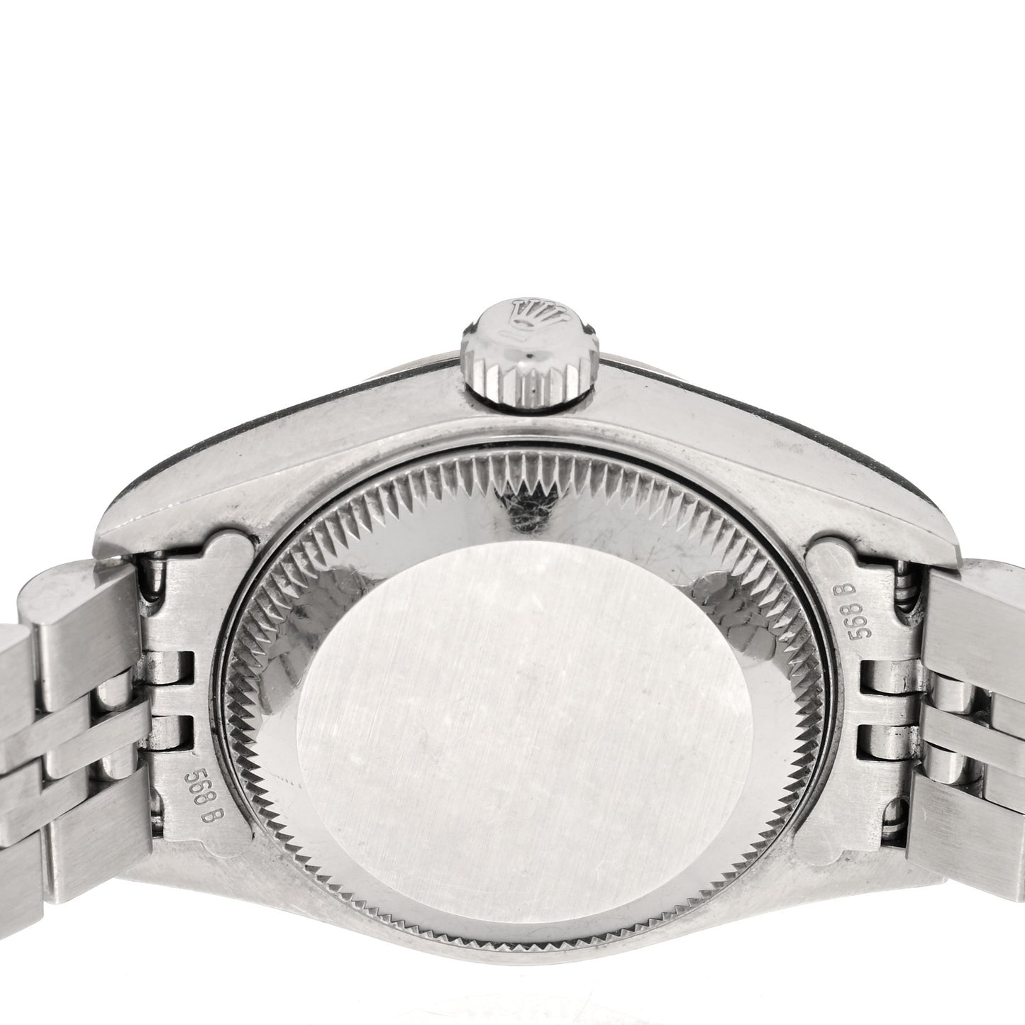 Stainless Steel 18K White Gold 26mm Oyster Perpetual Datejust Watch Silver Roman 179174