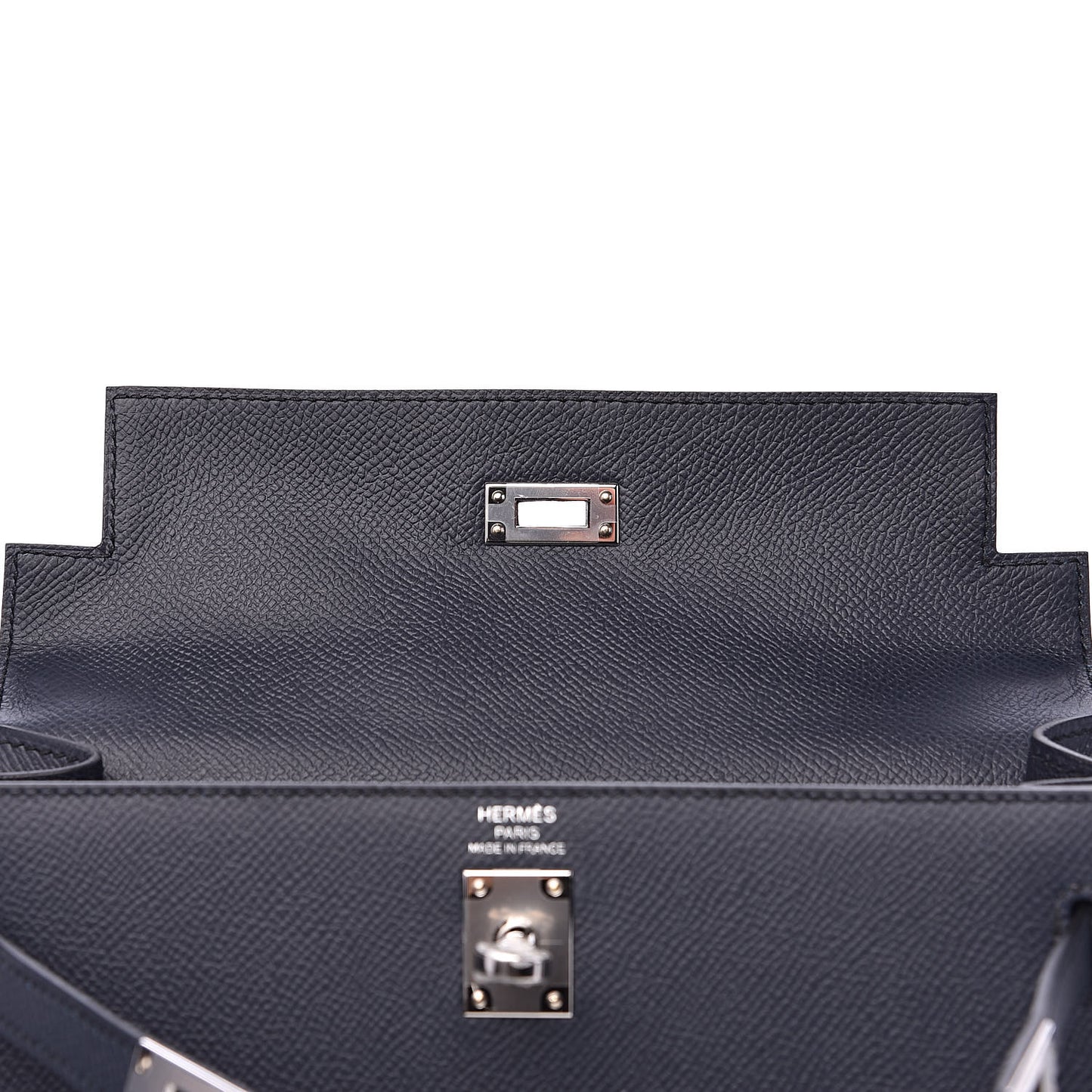 Epsom Kelly Sellier 25 Bleu Indigo
