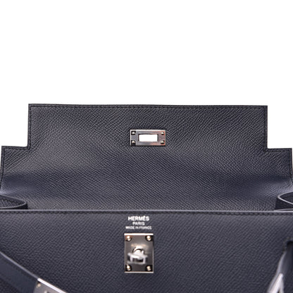 Hermes Epsom Kelly Sellier 25 Bleu Indigo 21 of 32
