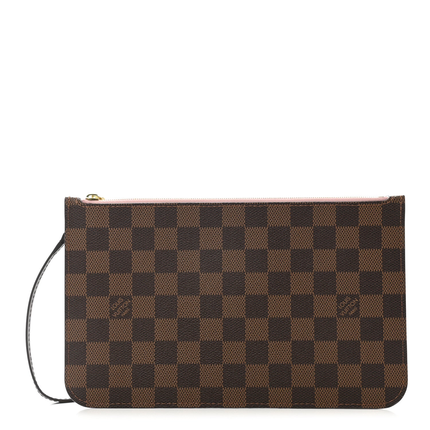 Louis Vuitton Damier Ebene Neverfull MM GM Pochette Rose Ballerine 1 of 6