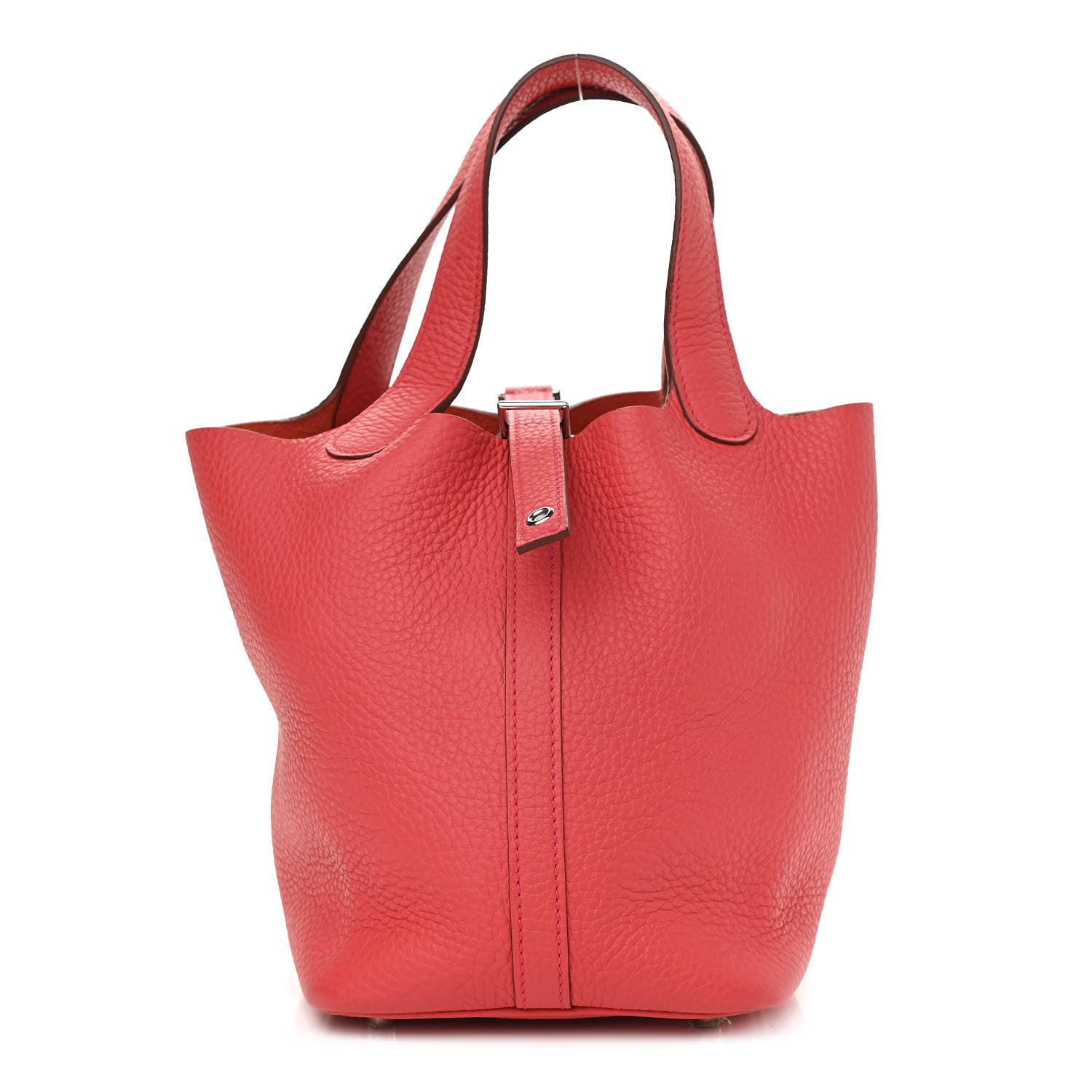 Hermes Taurillon Clemence Picotin Lock 18 PM Bougainvillea 1 of 13