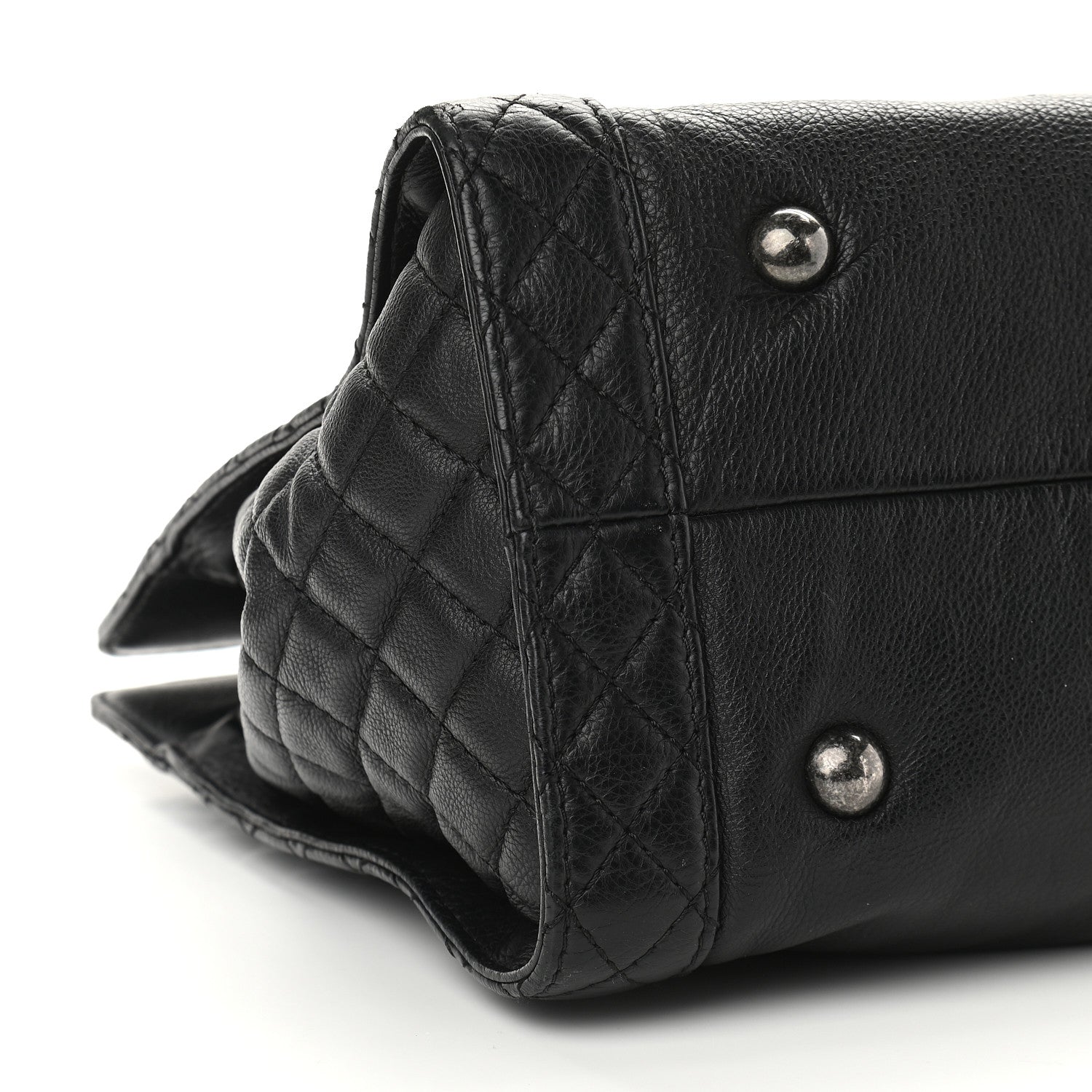 Chanel Calfskin Boy Reverso Shopping Tote Black 8 of 9