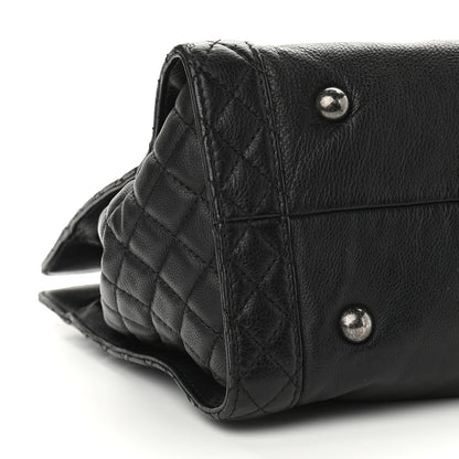 Chanel Calfskin Boy Reverso Shopping Tote Black 8 of 9