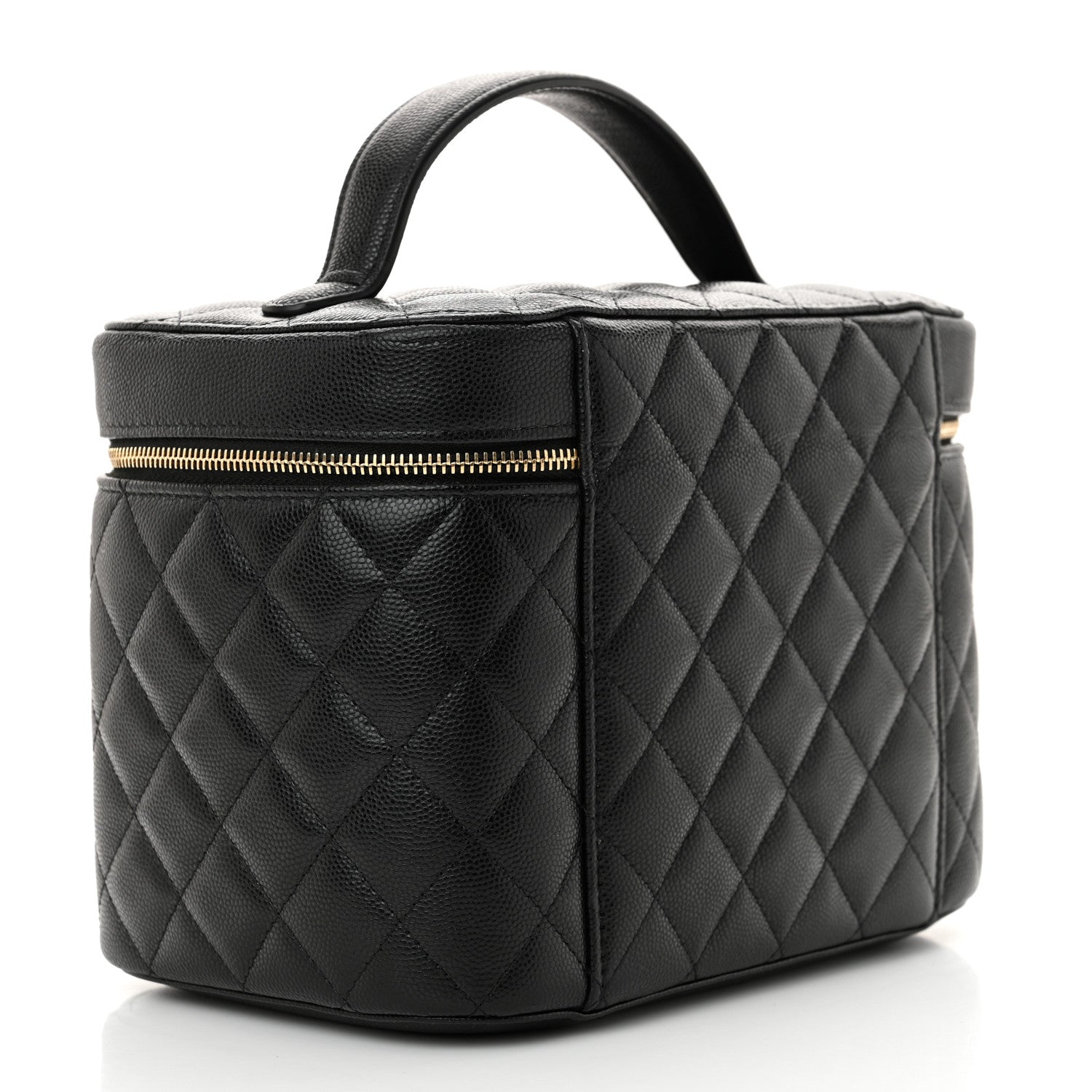 Chanel Caviar Quilted Large Vanity Pouch Black 3 of 11