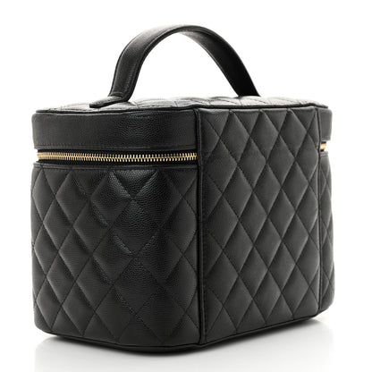 Chanel Caviar Quilted Large Vanity Pouch Black 3 of 11