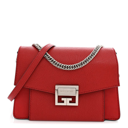 Givenchy Goatskin Small GV3 Shoulder Bag Bright Red 1 of 10