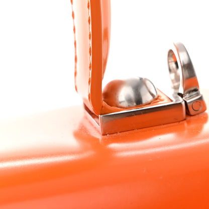 Salvatore Ferragamo Brushed Calfskin Airbrush Small Iconic Top Handle Bag Orange Multicolor 12 of 12