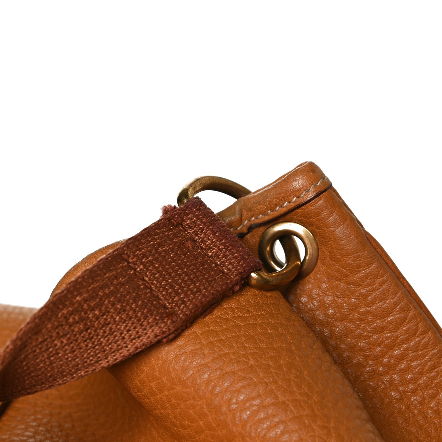 Taurillon Clemence Mini Rodeo Shoulder Bag Moutarde