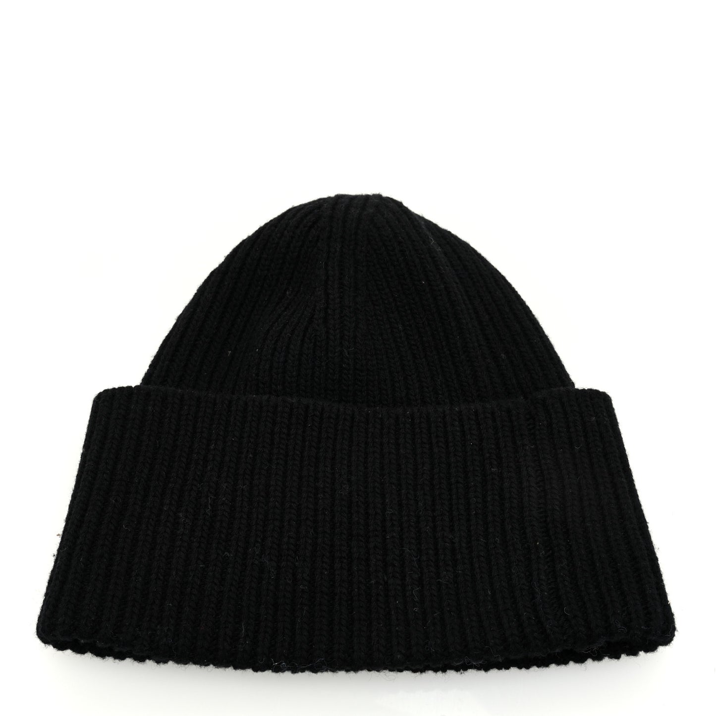 Wool LV initials Monogram Beanie Hat Black