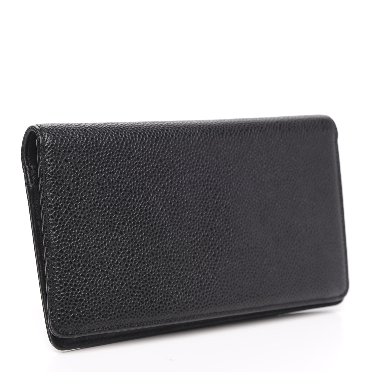 Chanel Caviar Timeless CC Yen Wallet Black 3 of 13