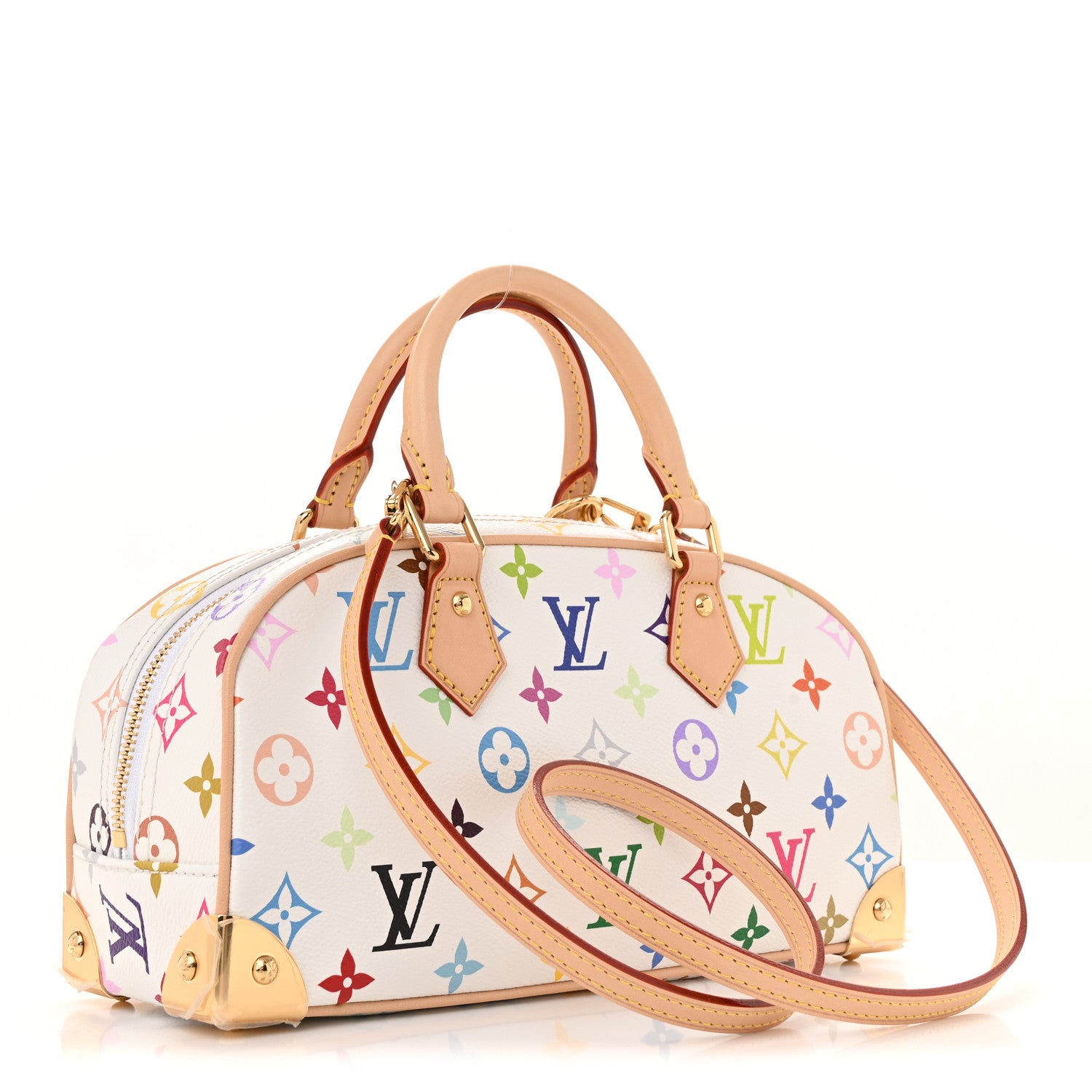 Louis Vuitton LV x TM Monogram Multicolor East West White 3 of 10