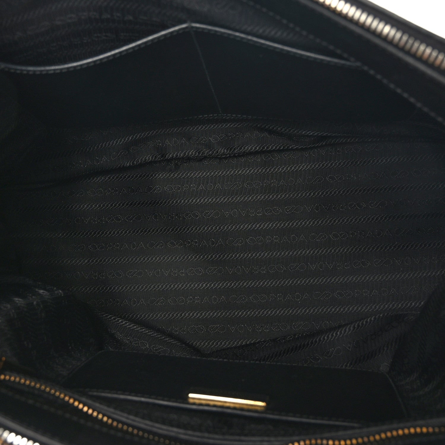 Prada Saffiano Medium Galleria Double Zip Tote Black 5 of 8