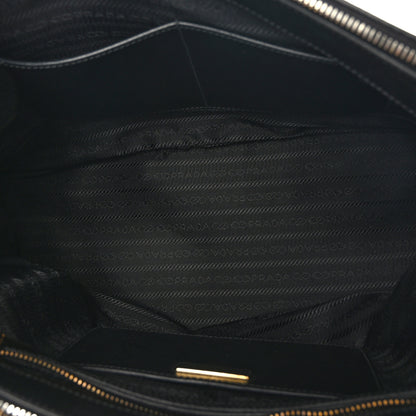 Prada Saffiano Medium Galleria Double Zip Tote Black 5 of 8