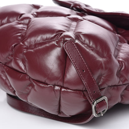 Chanel Calfskin Quilted Chesterfield Backpack Burgundy 9 of 14