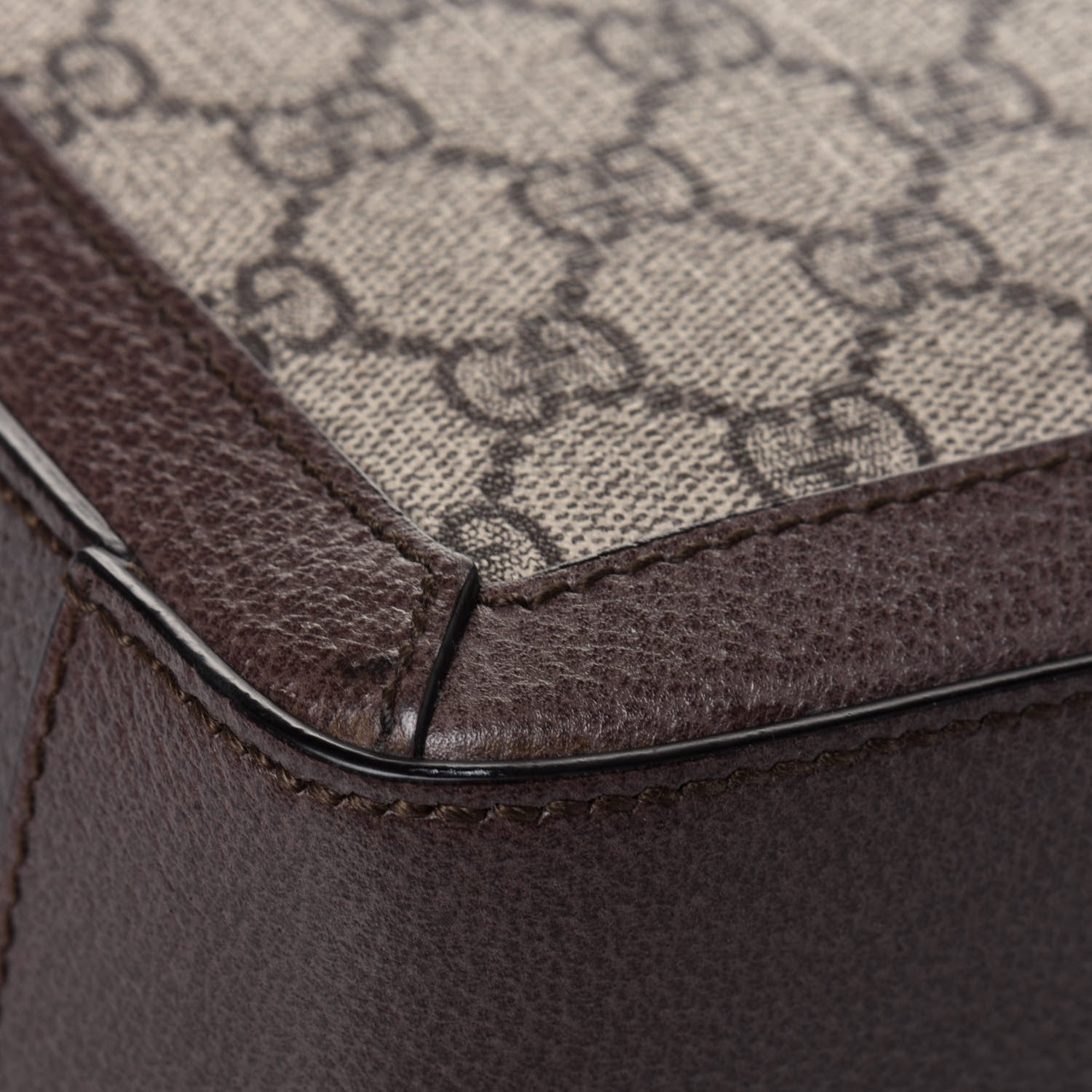Gucci GG Supreme Monogram Web Small Ophidia Top Handle Shoulder Bag Brown 14 of 23