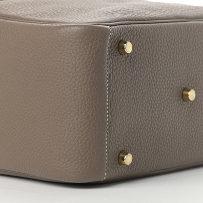 Hermes Taurillon Clemence Lindy 26 Etoupe 8 of 9