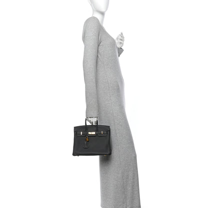 Hermes Togo Birkin 25 Gris Misty 3 of 14