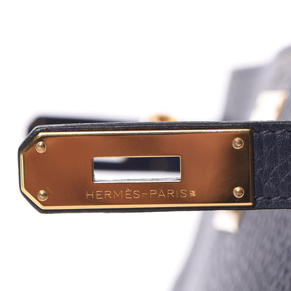 Hermes Taurillon Clemence Kelly Retourne 28 Bleu Nuit 28 of 37