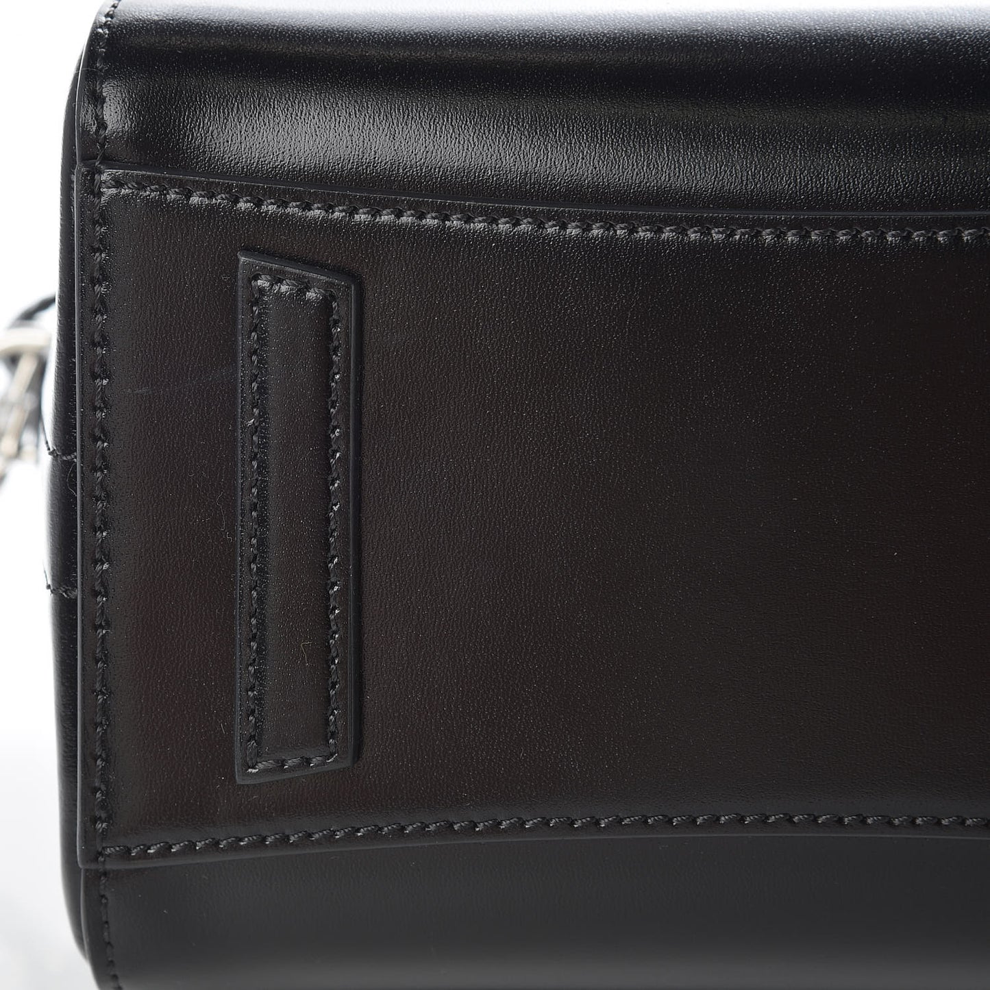 Shiny Lord Calfskin Mini Antigona Black