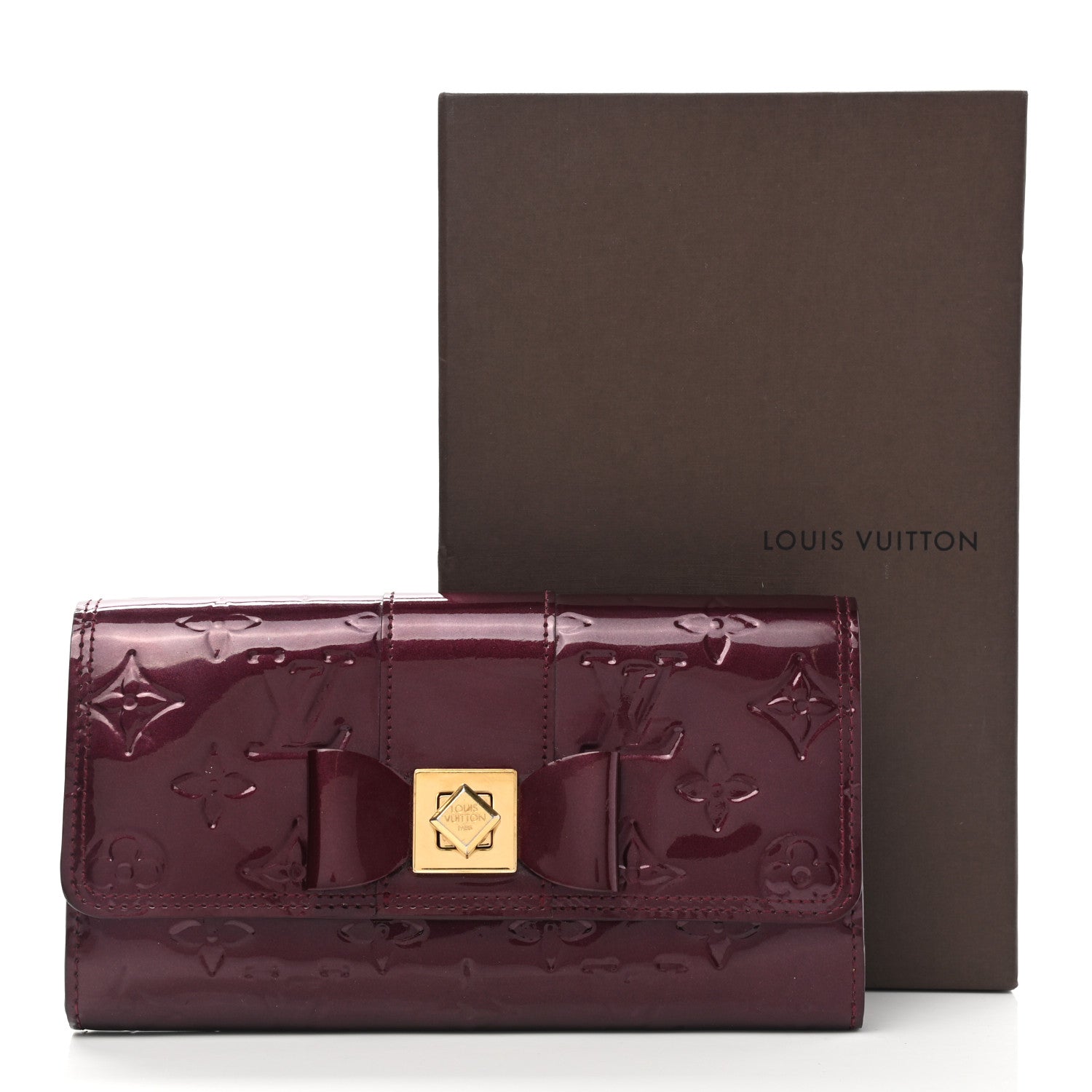 Louis Vuitton Vernis Sarah Noeud Wallet Rouge Fauviste 9 of 9