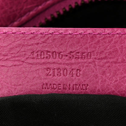 Balenciaga Agneau Classic Hardware Weekender Cyclamen Fucsia 7 of 12